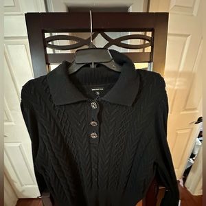 Black sweater with detail